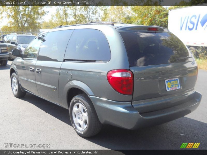 Onyx Green Pearl / Taupe 2003 Dodge Grand Caravan SE