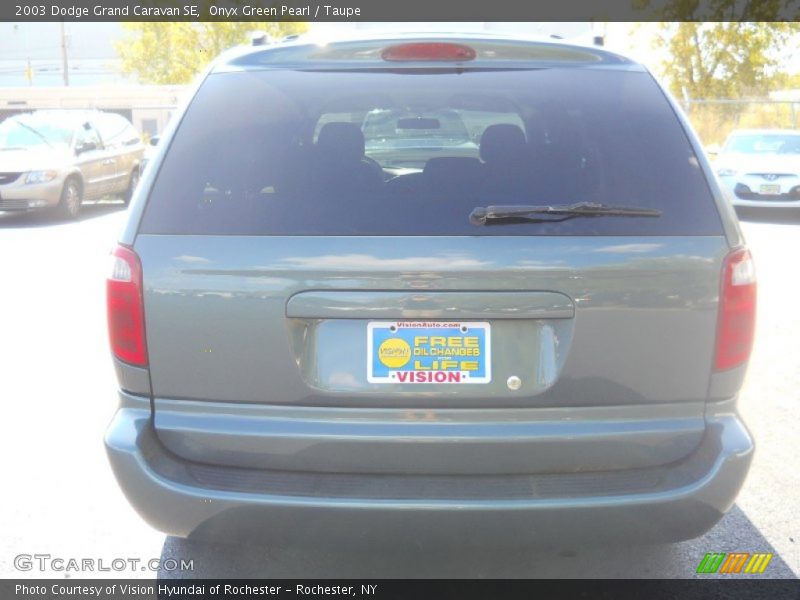 Onyx Green Pearl / Taupe 2003 Dodge Grand Caravan SE