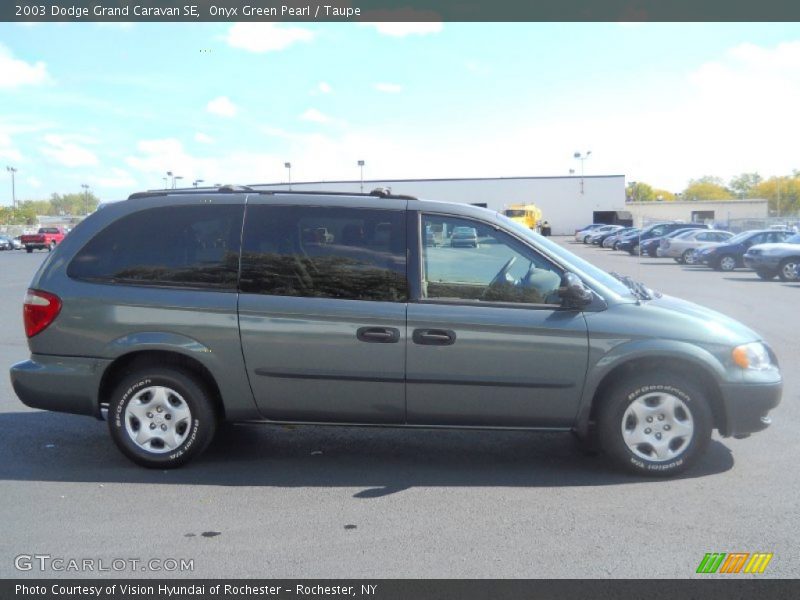 Onyx Green Pearl / Taupe 2003 Dodge Grand Caravan SE