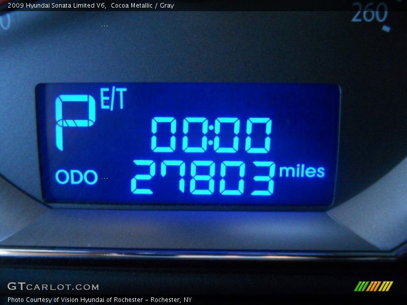 Cocoa Metallic / Gray 2009 Hyundai Sonata Limited V6