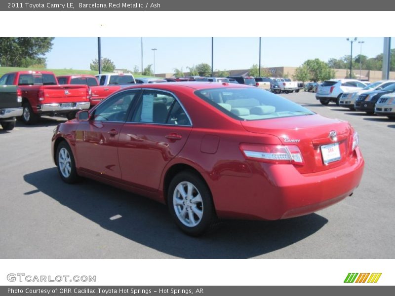 Barcelona Red Metallic / Ash 2011 Toyota Camry LE