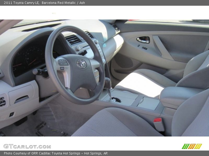 Barcelona Red Metallic / Ash 2011 Toyota Camry LE
