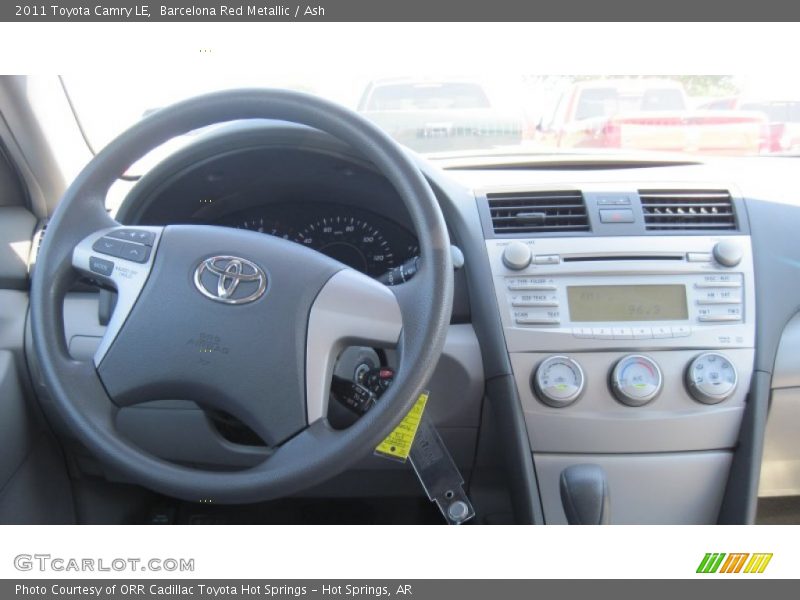 Barcelona Red Metallic / Ash 2011 Toyota Camry LE