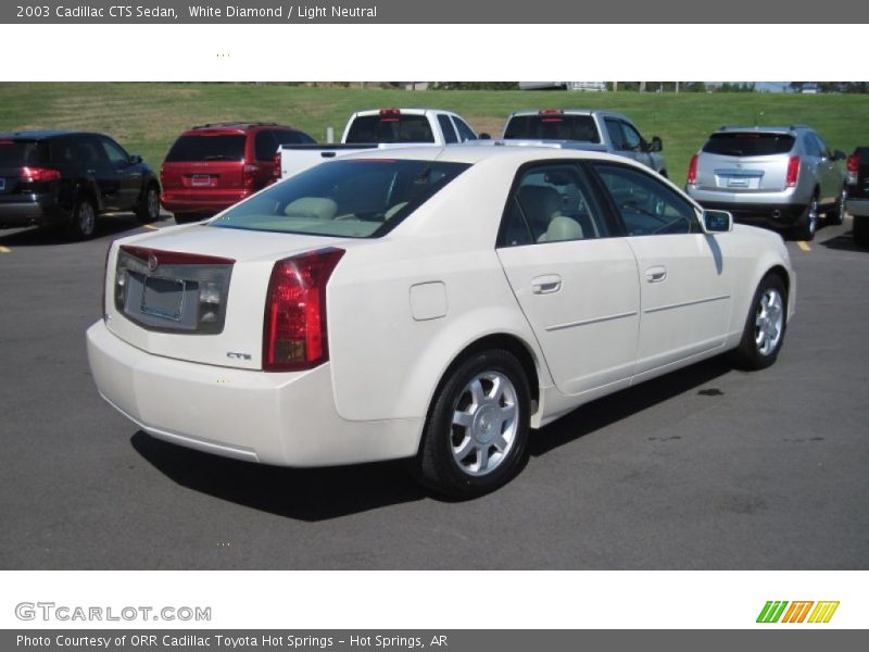 White Diamond / Light Neutral 2003 Cadillac CTS Sedan