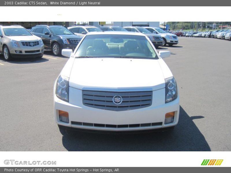 White Diamond / Light Neutral 2003 Cadillac CTS Sedan