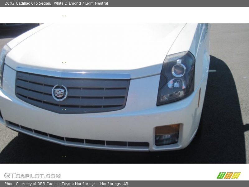 White Diamond / Light Neutral 2003 Cadillac CTS Sedan