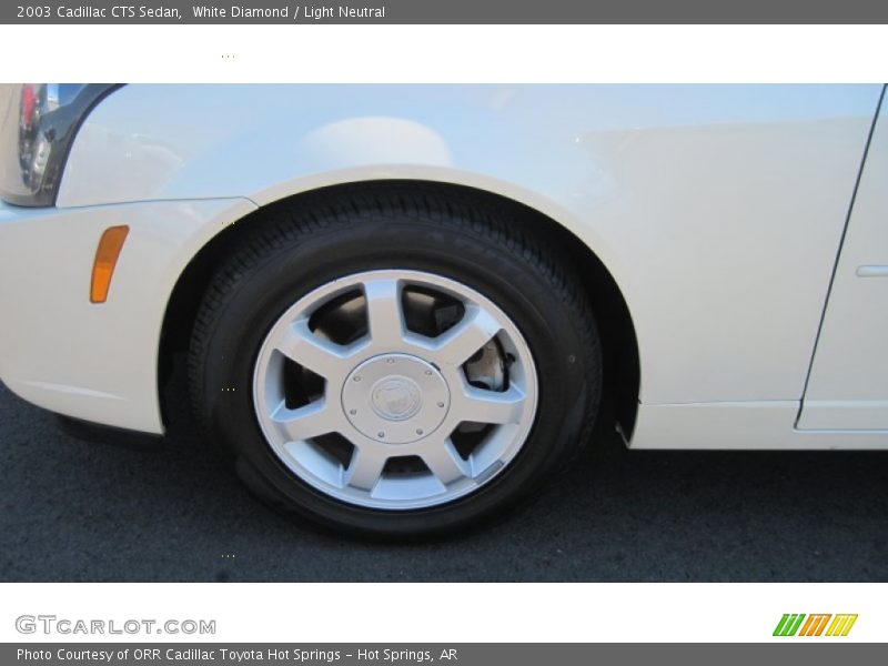 White Diamond / Light Neutral 2003 Cadillac CTS Sedan