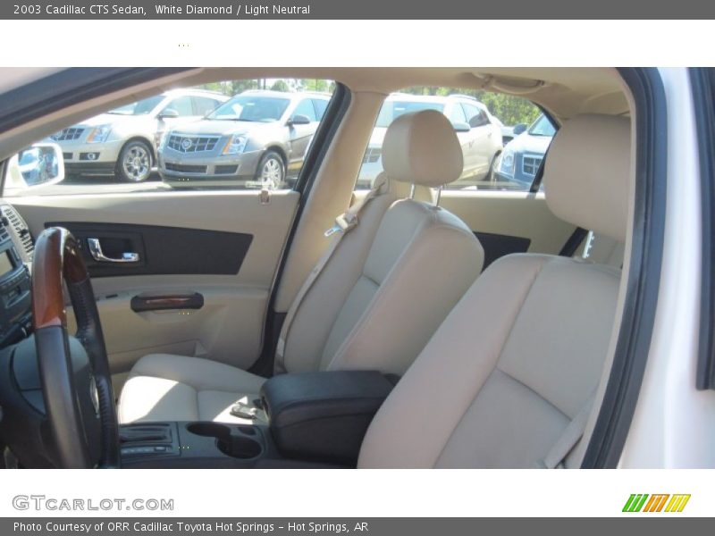 White Diamond / Light Neutral 2003 Cadillac CTS Sedan