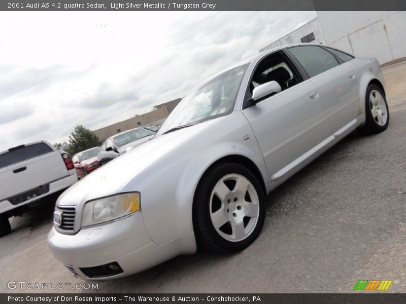 Light Silver Metallic / Tungsten Grey 2001 Audi A6 4.2 quattro Sedan