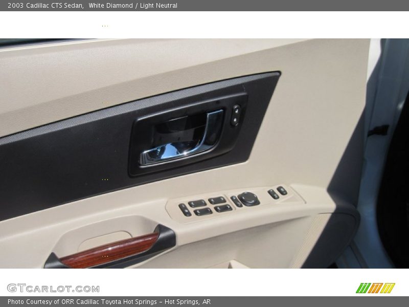 White Diamond / Light Neutral 2003 Cadillac CTS Sedan