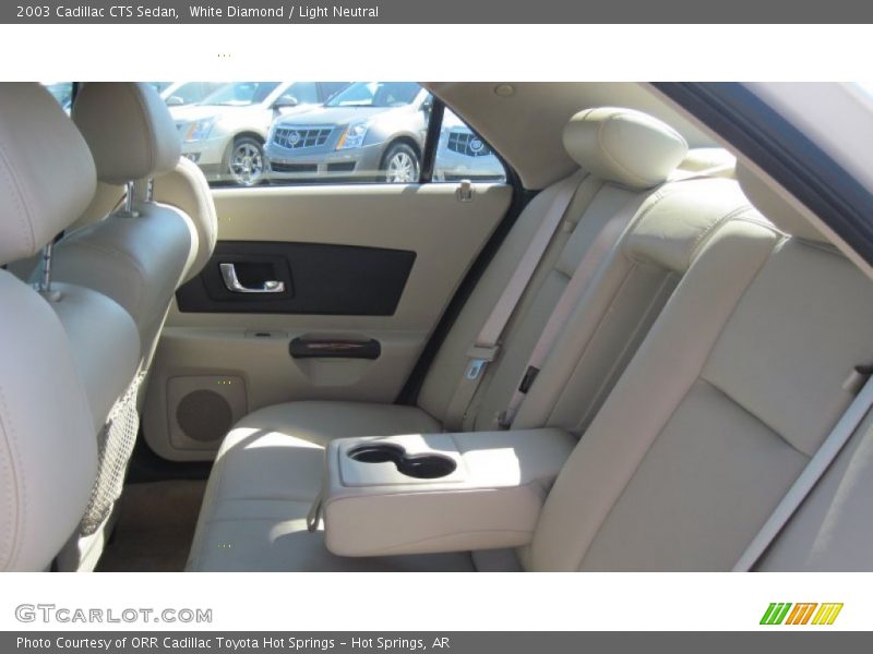 White Diamond / Light Neutral 2003 Cadillac CTS Sedan