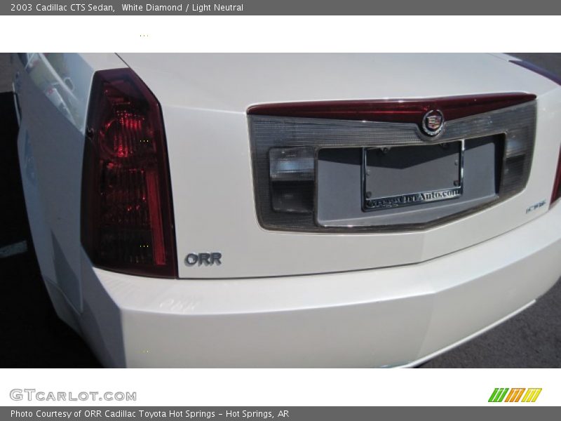White Diamond / Light Neutral 2003 Cadillac CTS Sedan