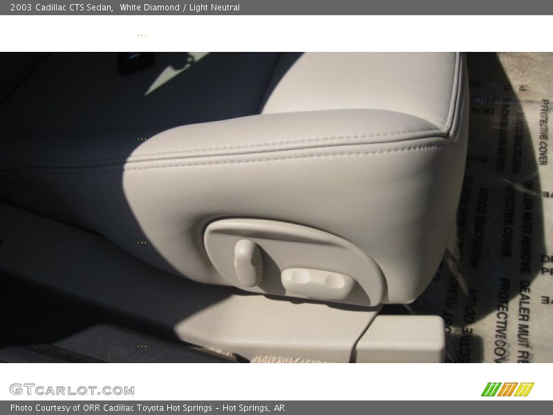 White Diamond / Light Neutral 2003 Cadillac CTS Sedan