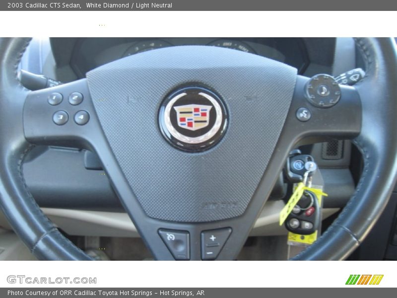 White Diamond / Light Neutral 2003 Cadillac CTS Sedan