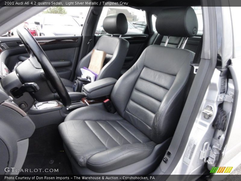  2001 A6 4.2 quattro Sedan Tungsten Grey Interior