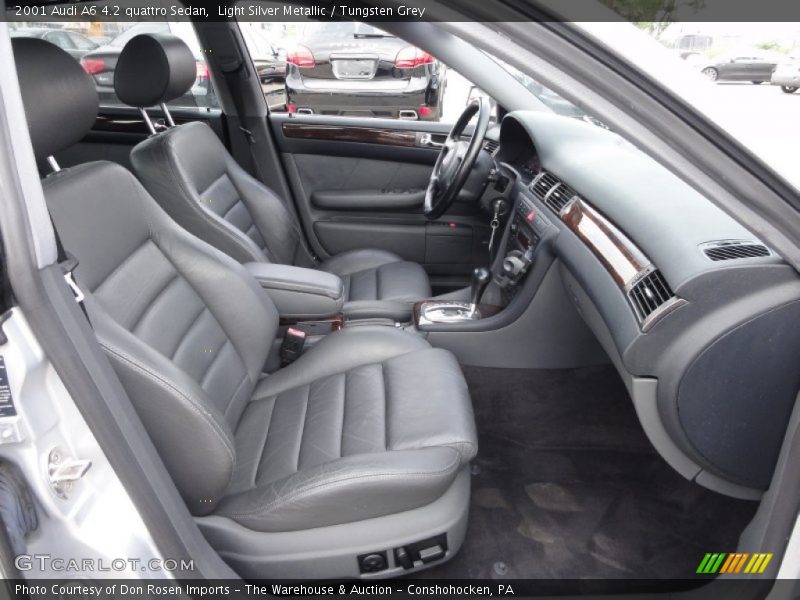  2001 A6 4.2 quattro Sedan Tungsten Grey Interior