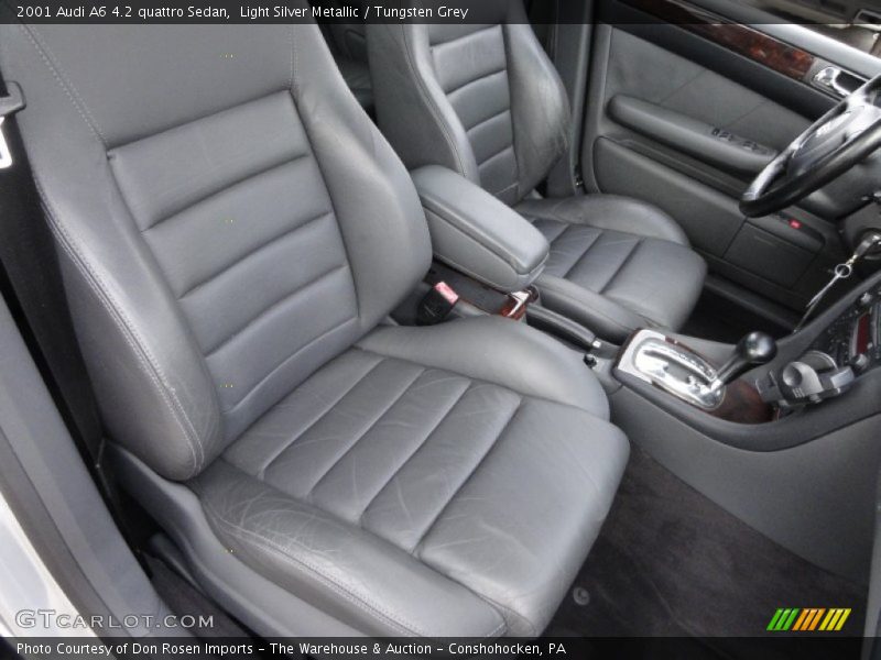  2001 A6 4.2 quattro Sedan Tungsten Grey Interior