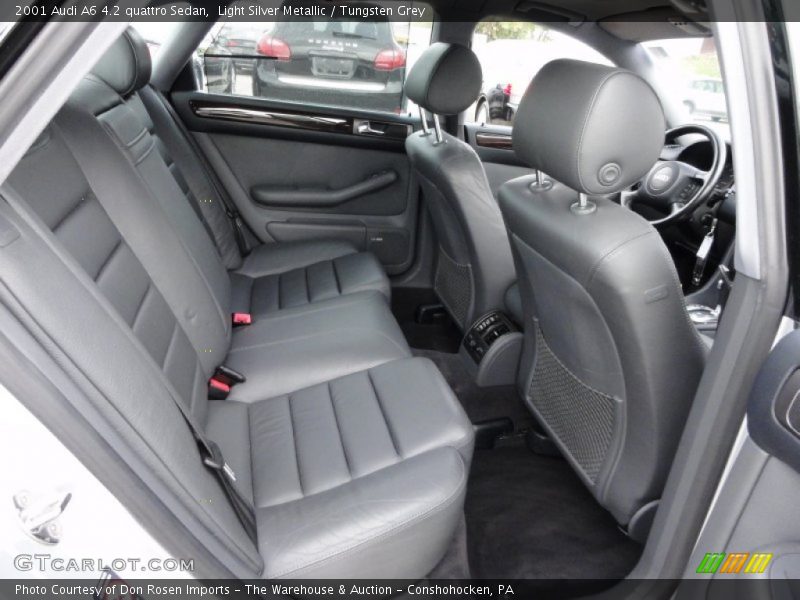  2001 A6 4.2 quattro Sedan Tungsten Grey Interior