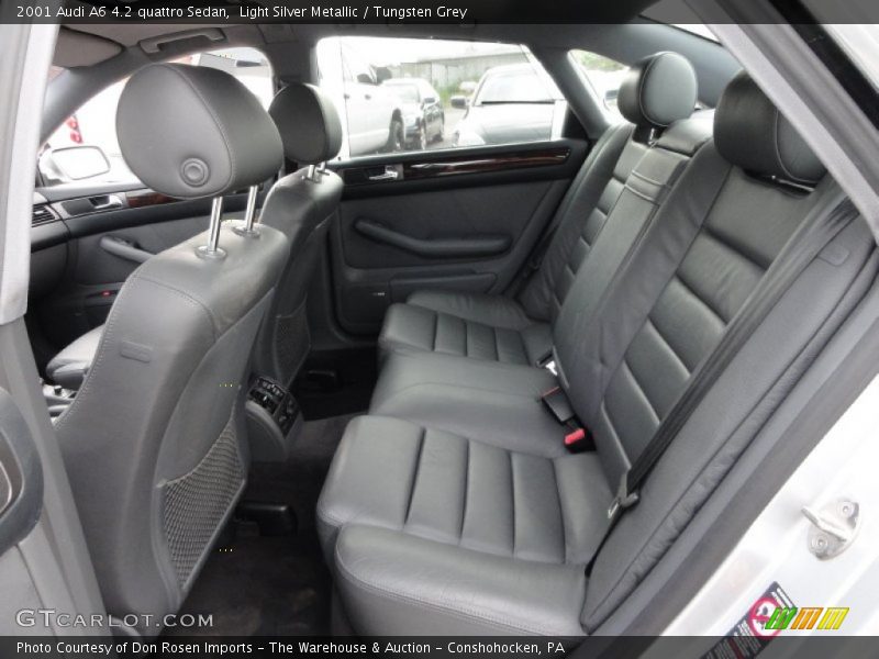  2001 A6 4.2 quattro Sedan Tungsten Grey Interior