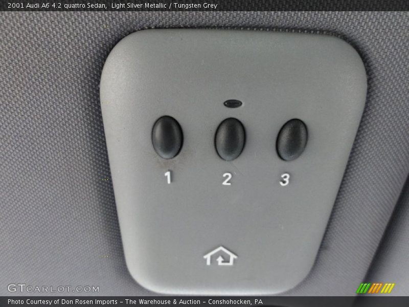 Controls of 2001 A6 4.2 quattro Sedan