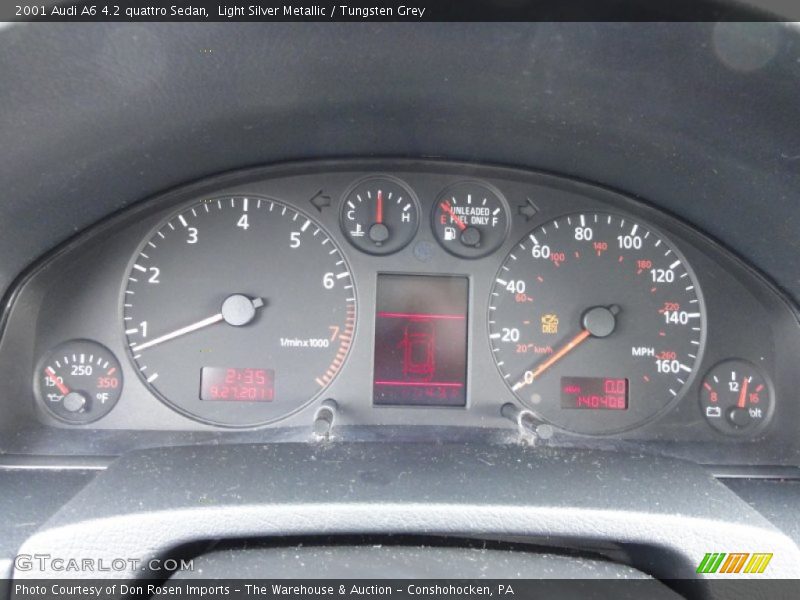  2001 A6 4.2 quattro Sedan 4.2 quattro Sedan Gauges