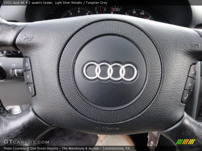 Light Silver Metallic / Tungsten Grey 2001 Audi A6 4.2 quattro Sedan