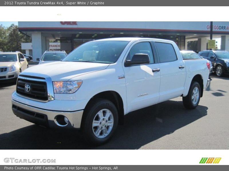Super White / Graphite 2012 Toyota Tundra CrewMax 4x4