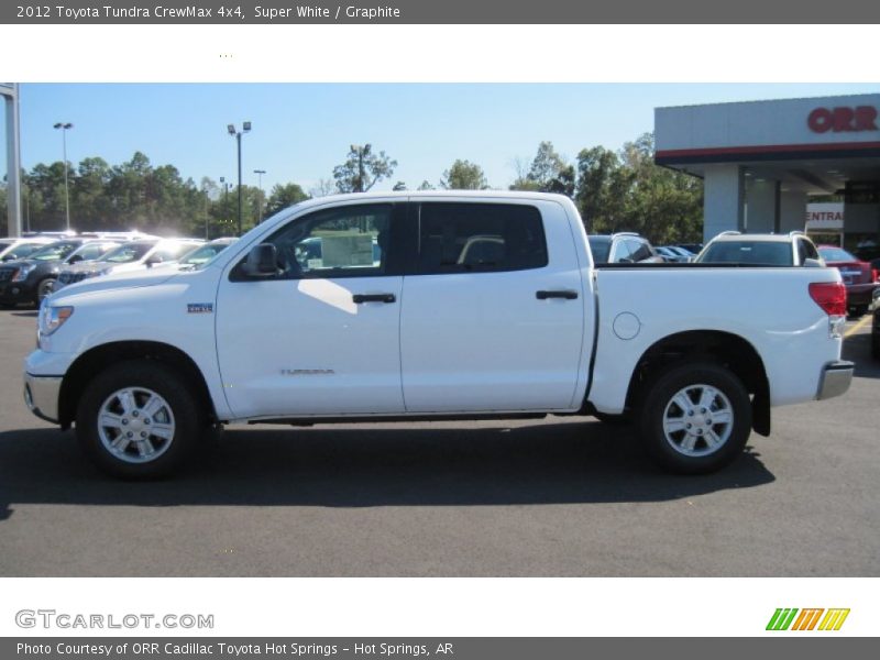 Super White / Graphite 2012 Toyota Tundra CrewMax 4x4