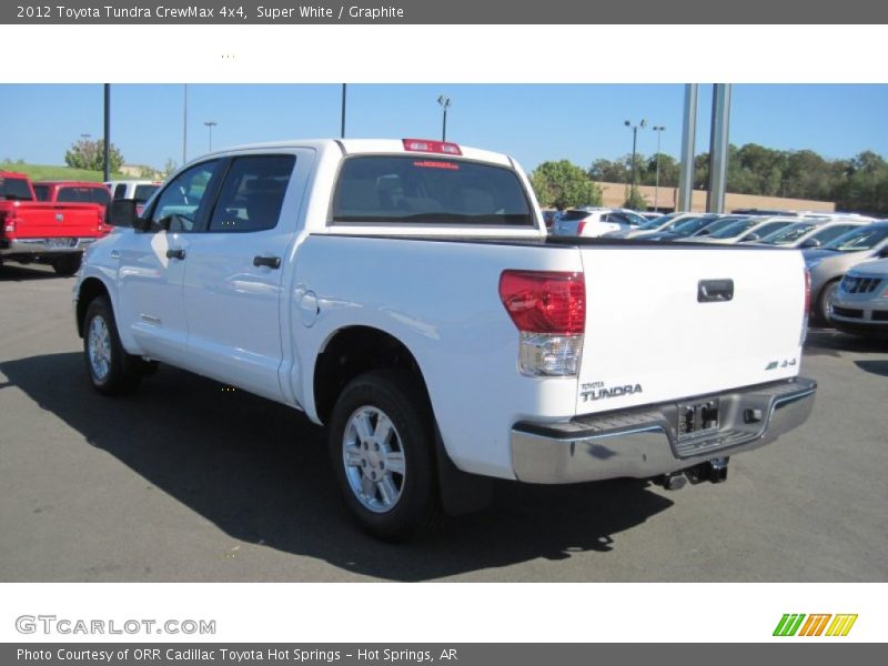 Super White / Graphite 2012 Toyota Tundra CrewMax 4x4