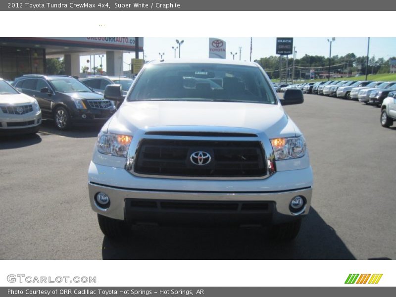 Super White / Graphite 2012 Toyota Tundra CrewMax 4x4