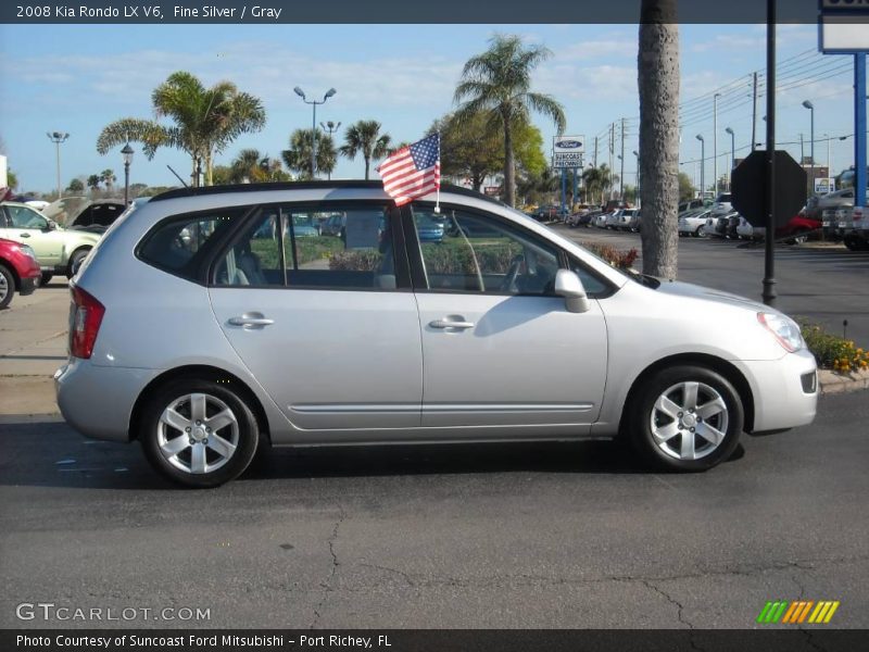 Fine Silver / Gray 2008 Kia Rondo LX V6