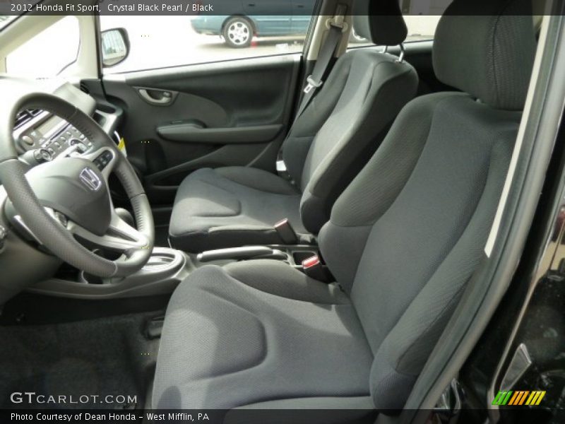  2012 Fit Sport Black Interior