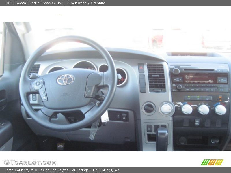 Super White / Graphite 2012 Toyota Tundra CrewMax 4x4