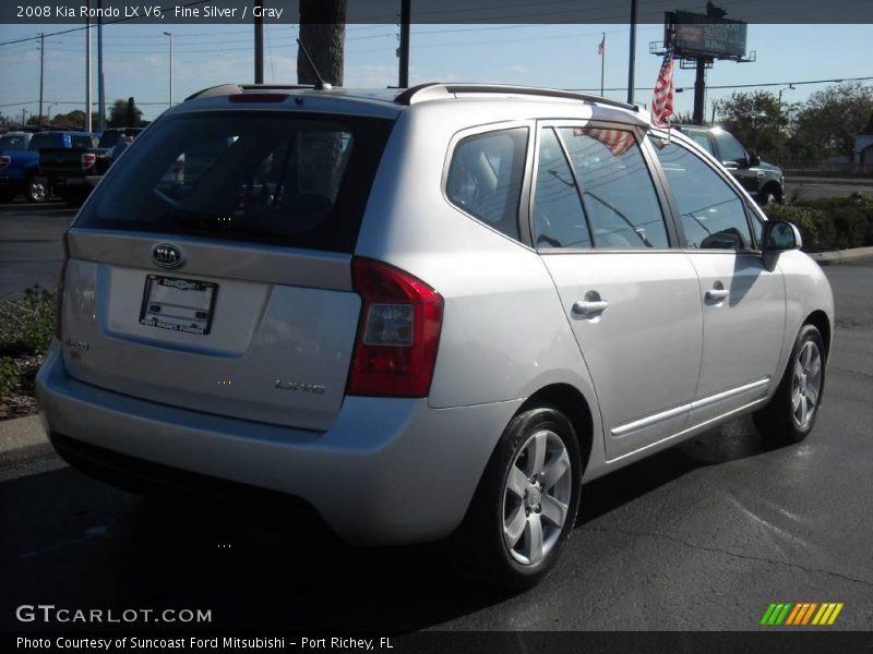 Fine Silver / Gray 2008 Kia Rondo LX V6