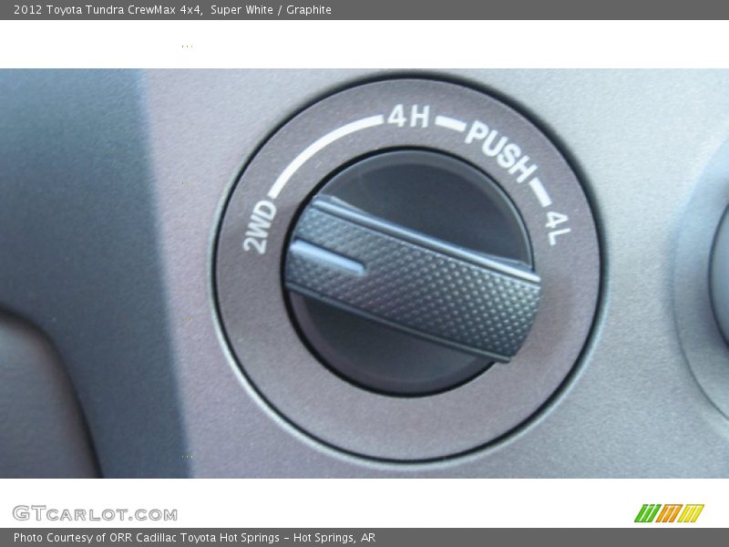 Controls of 2012 Tundra CrewMax 4x4