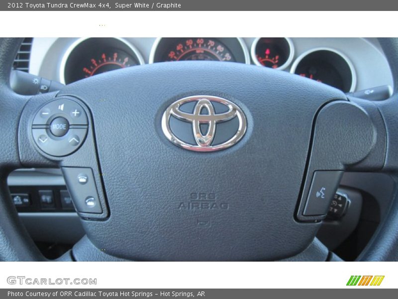 Controls of 2012 Tundra CrewMax 4x4