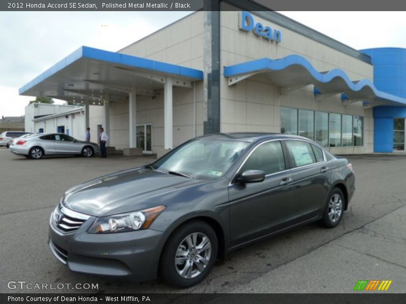 Polished Metal Metallic / Black 2012 Honda Accord SE Sedan