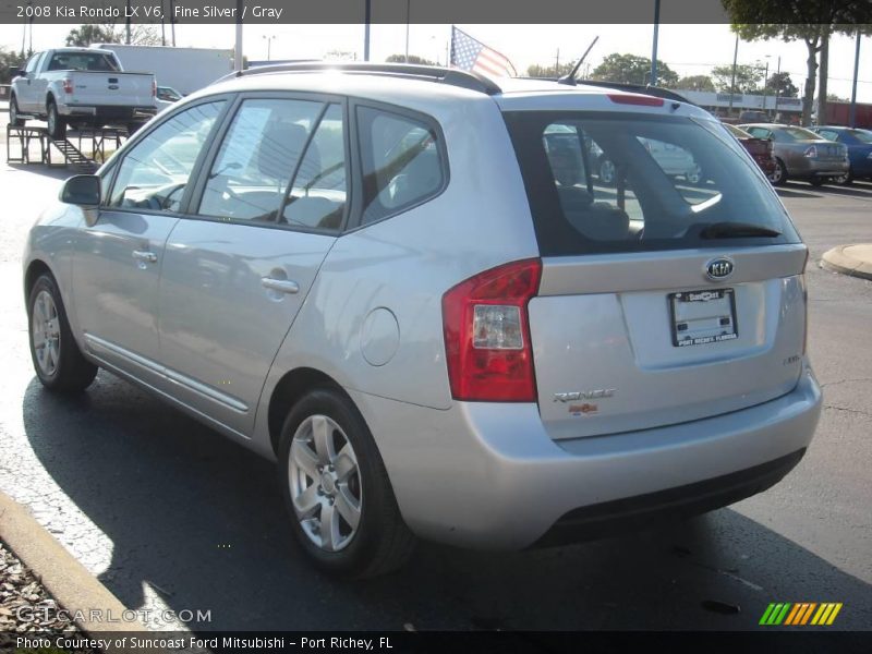 Fine Silver / Gray 2008 Kia Rondo LX V6