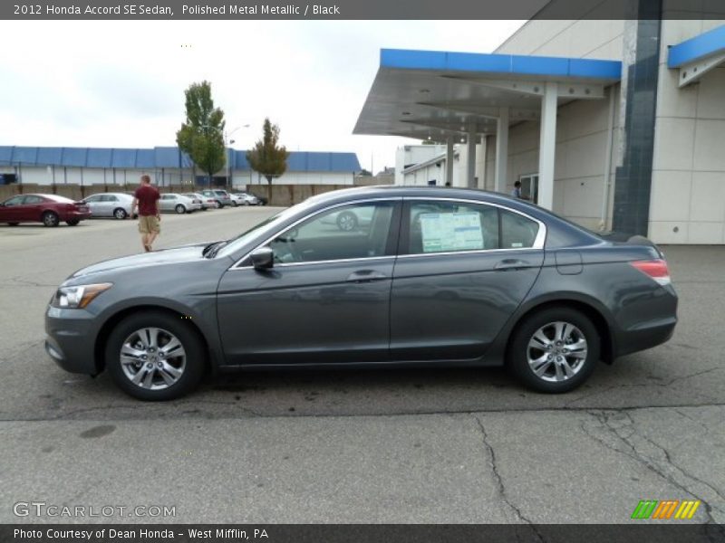 Polished Metal Metallic / Black 2012 Honda Accord SE Sedan
