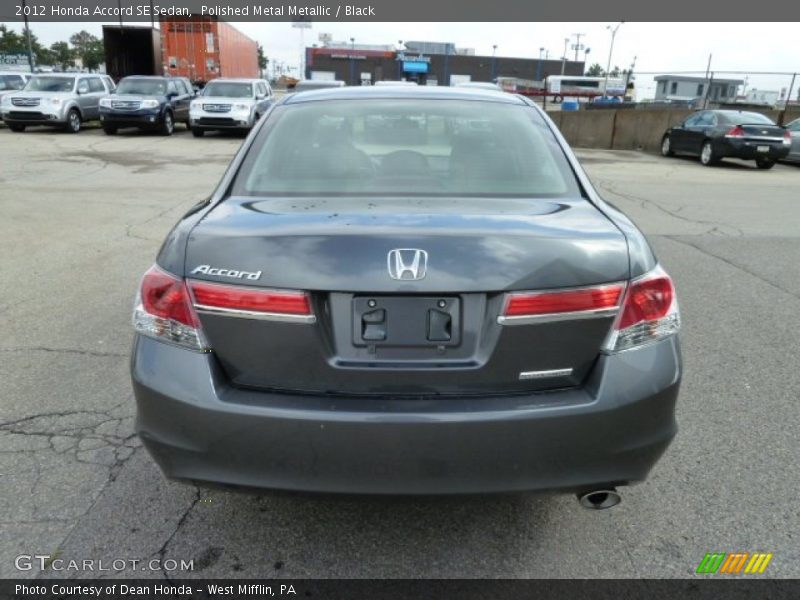 Polished Metal Metallic / Black 2012 Honda Accord SE Sedan