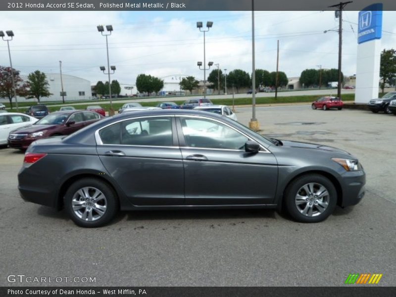 Polished Metal Metallic / Black 2012 Honda Accord SE Sedan