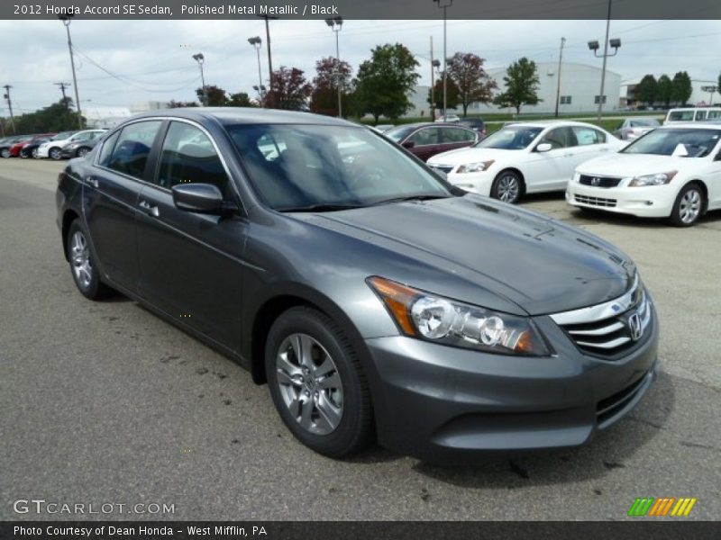 Polished Metal Metallic / Black 2012 Honda Accord SE Sedan