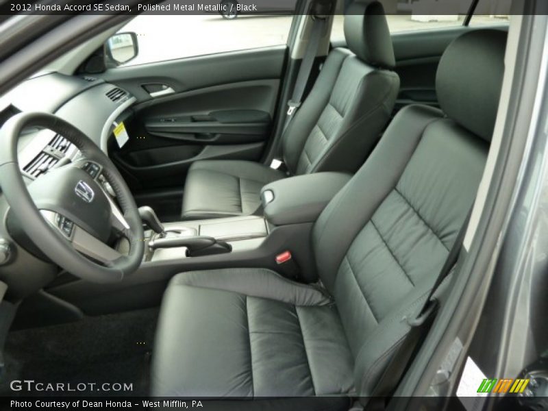 Polished Metal Metallic / Black 2012 Honda Accord SE Sedan