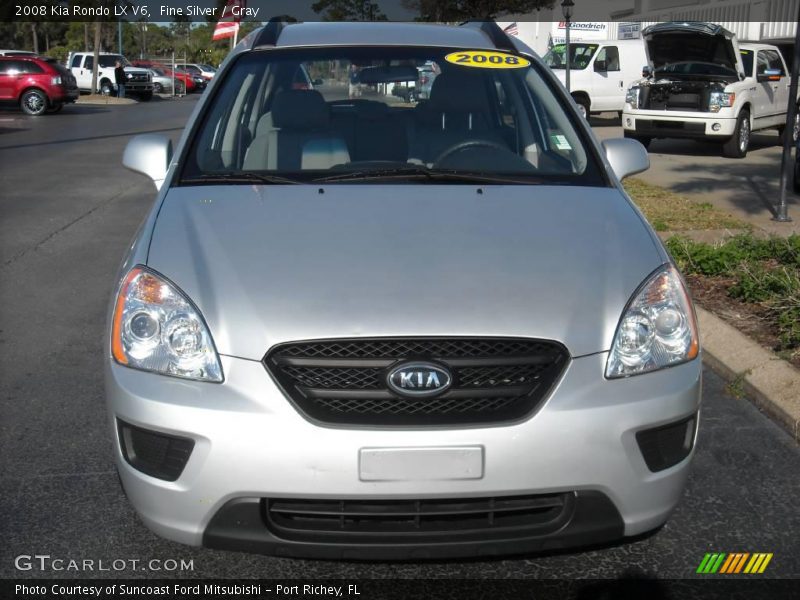 Fine Silver / Gray 2008 Kia Rondo LX V6
