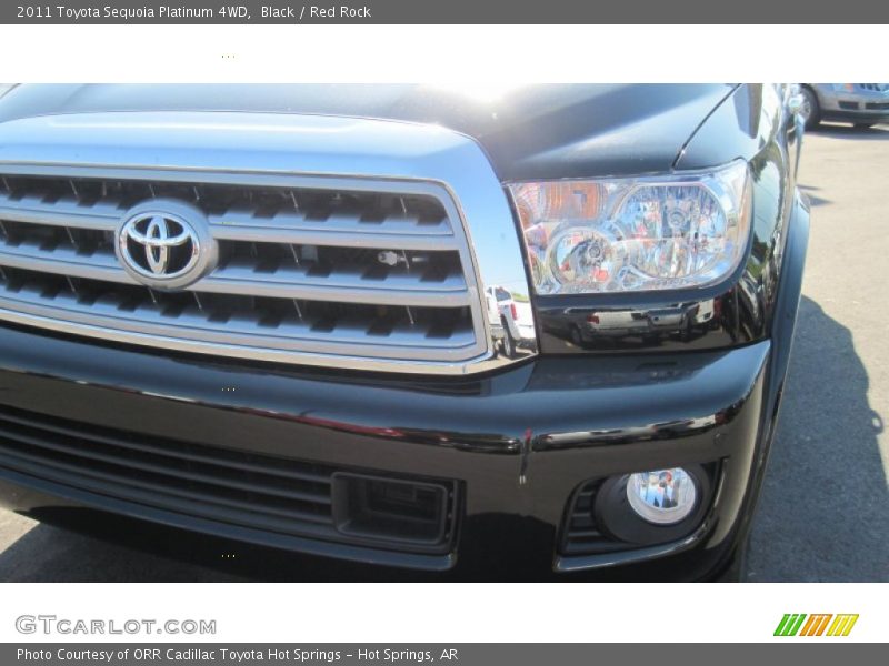 Black / Red Rock 2011 Toyota Sequoia Platinum 4WD