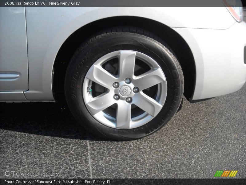 Fine Silver / Gray 2008 Kia Rondo LX V6