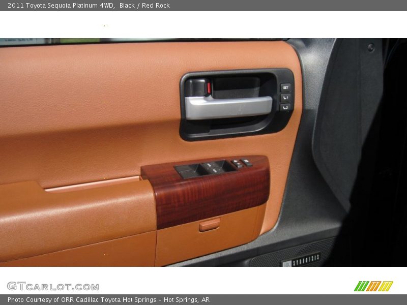 Black / Red Rock 2011 Toyota Sequoia Platinum 4WD