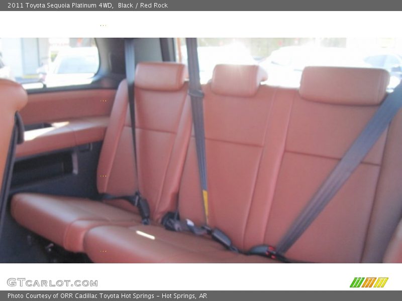 Black / Red Rock 2011 Toyota Sequoia Platinum 4WD