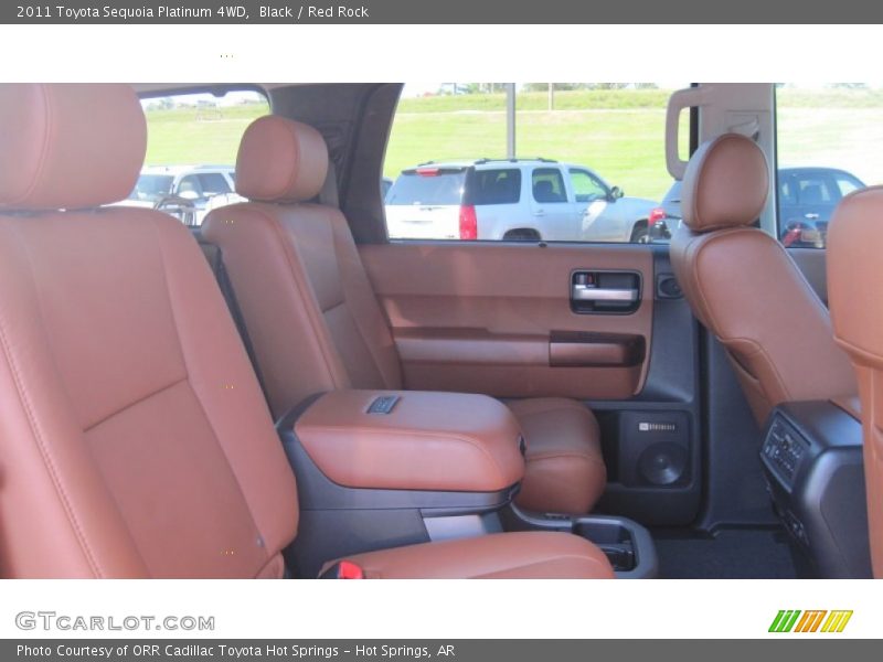  2011 Sequoia Platinum 4WD Red Rock Interior