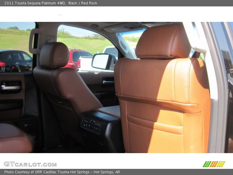 Black / Red Rock 2011 Toyota Sequoia Platinum 4WD
